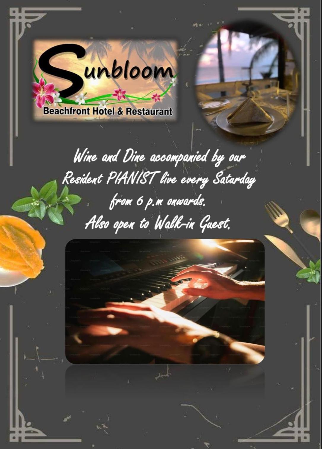 Sunbloom Beachfront Hotel And Restaurant Zambales Sinabacan Exteriör bild